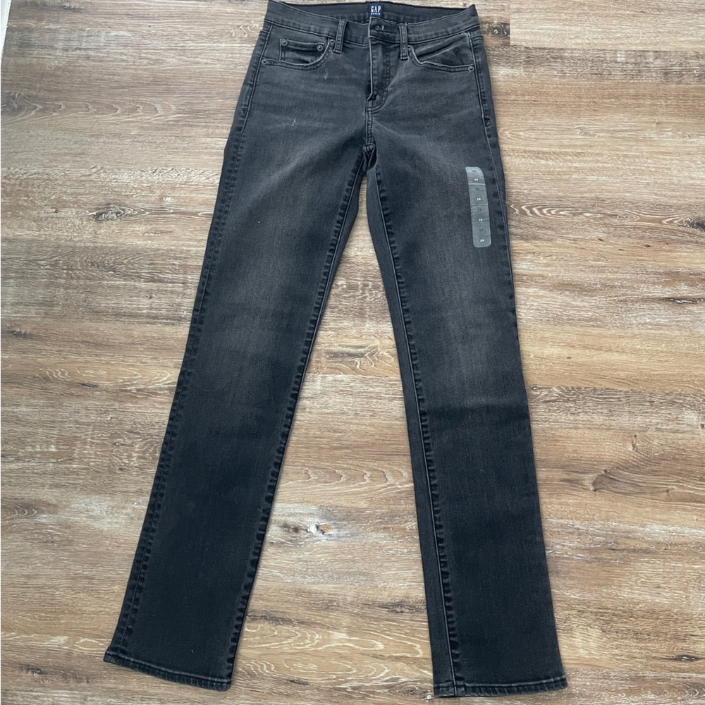 Black Straight Gap Jeans